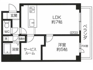 エトワール仲宿の物件間取画像